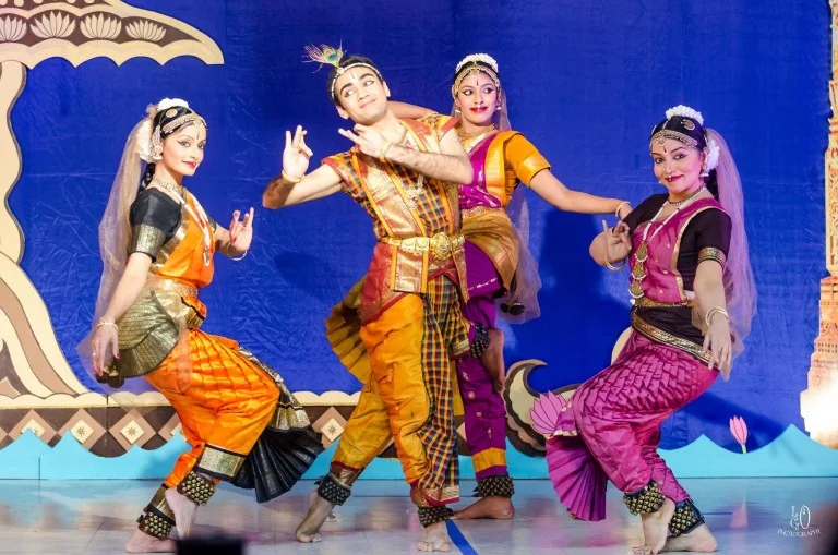 Cultural stage performance moment