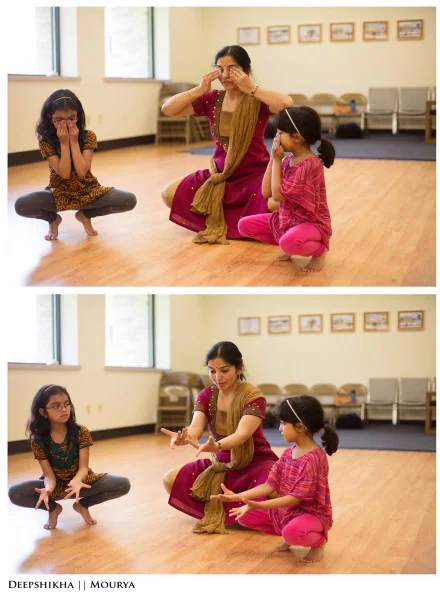 Growing dancers practicing together
