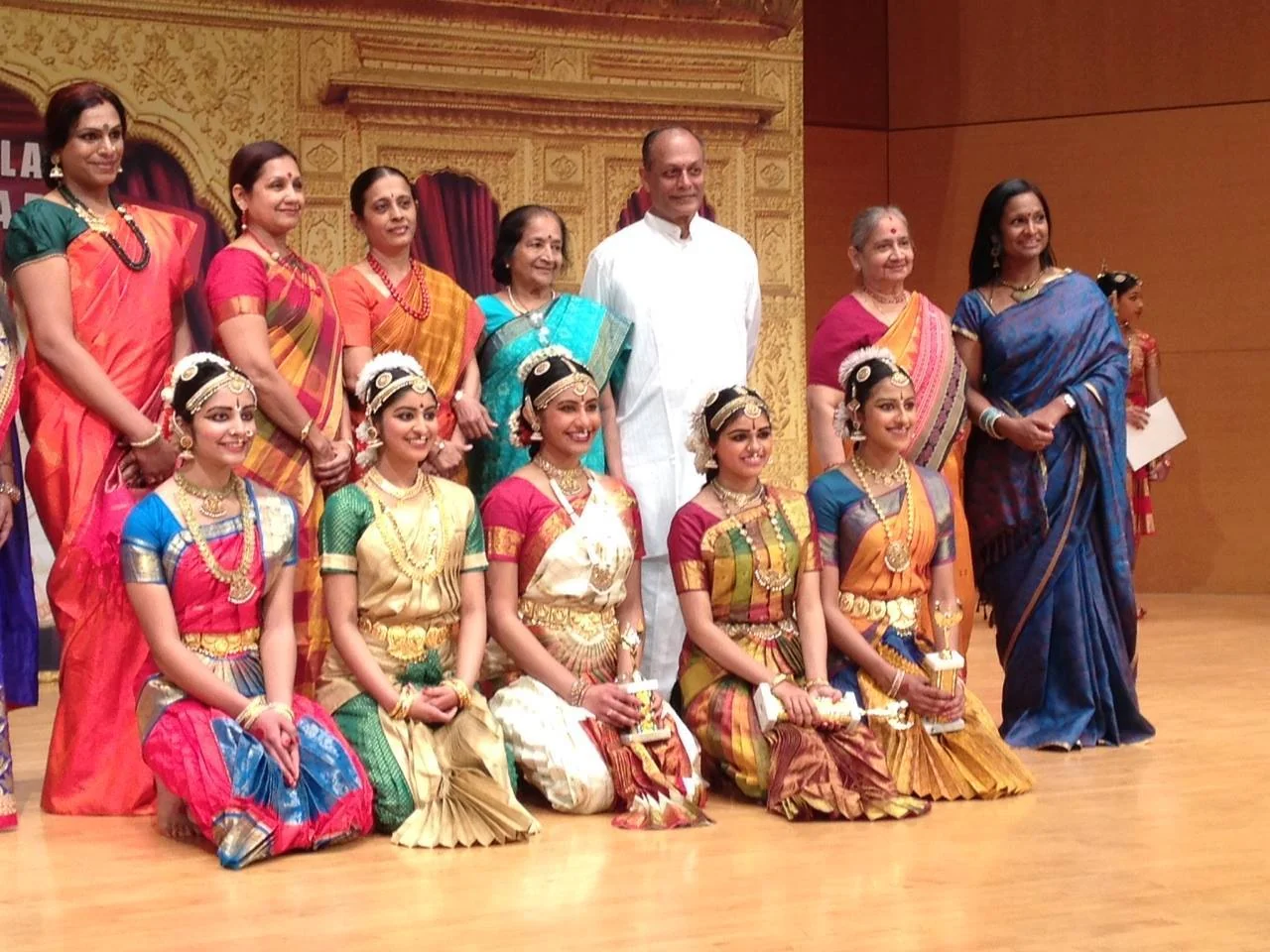 Natyarpana students at a performance